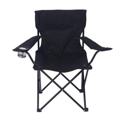 China RTS Outdoor Easy-carry Folding Chairs Wholesale Oxford Cloth Camping Chairs Armrest Camping Beach Chairs for sale