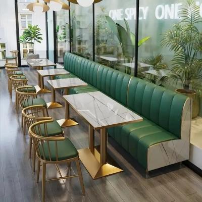 China Modern Custom Restaurant Furniture Custom Booth Seats Mall Restaurant Table Sets Seats Sofa Set Support Customization for sale