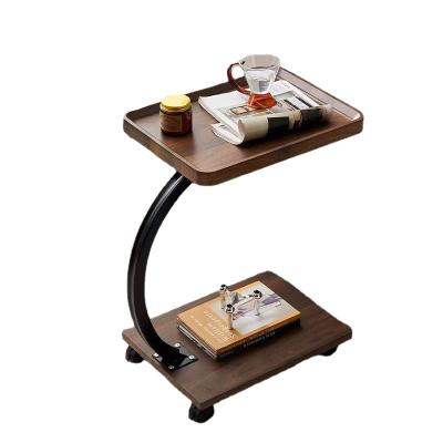 China Modern living room furniture sofa edge some balcony tea table sofa edge machine table moving corner some simple living room for sale