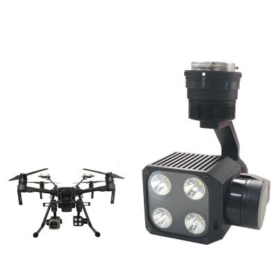 中国 UAV L400 Lighting Fixture Size Brightness LED Search Light For Industry UAV Drone 84x90x121mm 販売のため