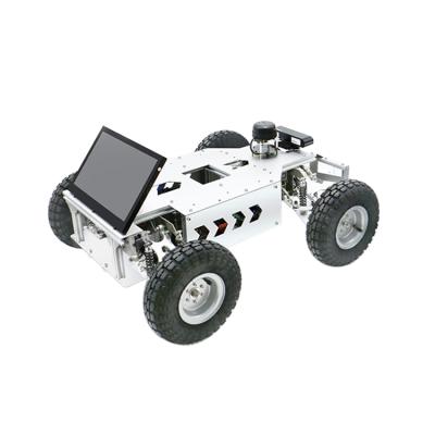 중국 FOXTECH R350 GPS Navigation Plus Jetson Nano Laser Radar Track Tracking Navigation Tracing 4 Wheel Robot Chassis ROS AI Robot Car 판매용