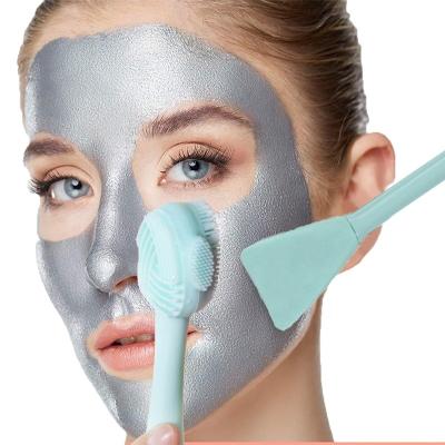 China Exfoliate Dead Skin Removed/Approach and Clean Pore Mini Small Silicone Beauty Facial Wholesale Soft Face Makeup Brush For Massage Face Scrubber Cleansing Brushes for sale