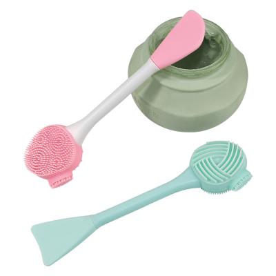 China Exfoliate Dead Skin Removed/Approaches & Cleanse Pores Best Selling 4 in 1 Face Facial Cleansing Lip Scrub Facial Brush Silicone Skin Care Massage Brushes Emobssized Printing Logo Available for sale