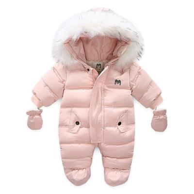 China QUICK DRY thick winter of autumn and winter children's romper plus velvet baby children's clothing for sale