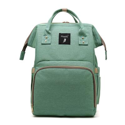 China Hot Selling Wholesale Monogram Baby Diaper Bag Backpack Waterproof for sale