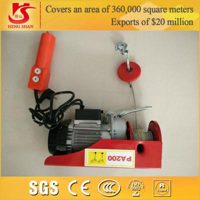 China PA series mini 1000kg hoist Electric Wire Rope hoist for sale