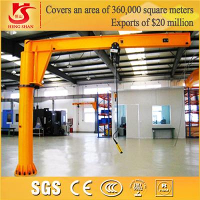 China Warranty 2 years HY brand fixed column electric hoist jib cranes for sale