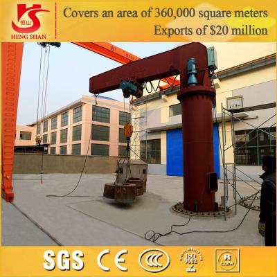 China 180 degree rotate 1-20 ton floor mounted jib crane for sale