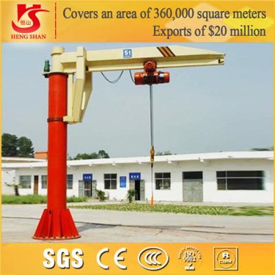 China CCTV Brand Remote control Bzd Model Pillar Mounted Jib Crane 2 ton for sale