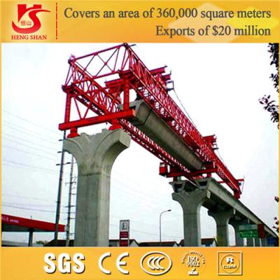 China 200t level trussed type electric bridge launching crane for high Speed way for sale