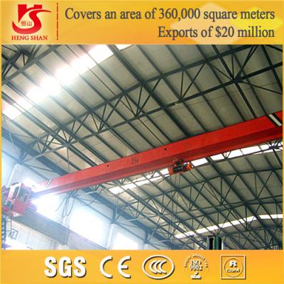 China Overhead travelling lda type motor-driven single girder overhead crane 5 ton for sale