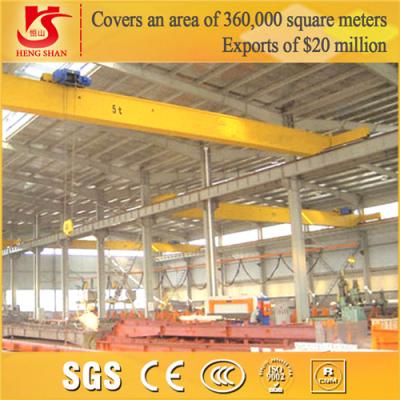 China LDP Single Girder Low Headroom Bridge Crane for sale