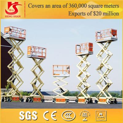 China aluminium alloy 2-10 meter scissor lift with CE ISO BV Certificate for sale