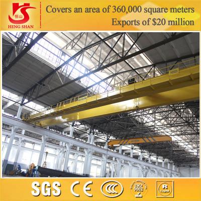 China Rail mounted double girder overhead lifting euro crane 50 ton crane for sale