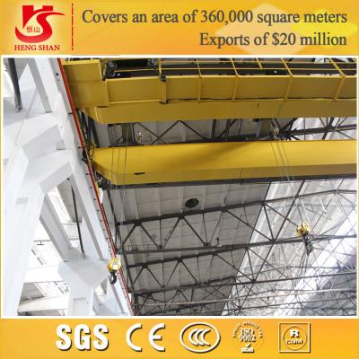 China Rail mounted double girder overhead euro crane with competitive price for sale