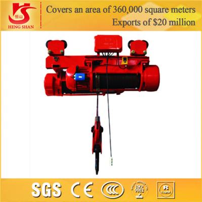 China Single and double speed pendent control electric hoist for sale