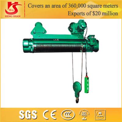 China Single and double speed md1 electric hoist crane for sale