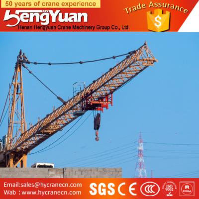 China QTZ series tower crane for sale in dubai,luffing jib dubai tower crane for sale