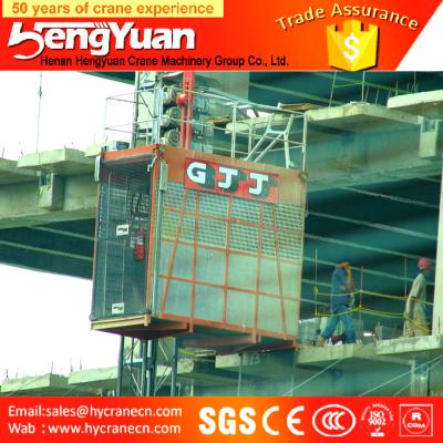 China Single Cage and Double Cages Construction Cargo Elevator for sale