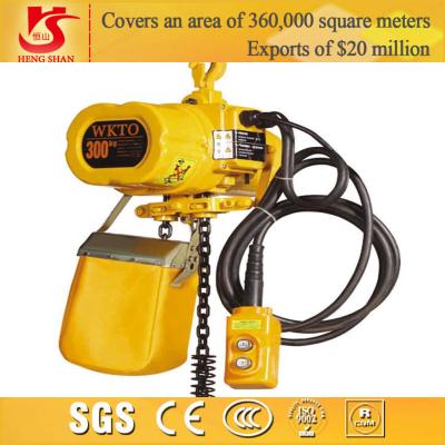 China Electric chain hoist/small electric pulley hoist/electric 300kg chain hoist for sale