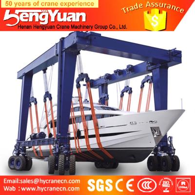 China New design Mobile Boat Lifting Hoist/boat lifting gantry crane/yacht lifting crane for sale