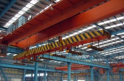 China workshop motor-driven 40ton double girder electromagnetic overhead crane for sale