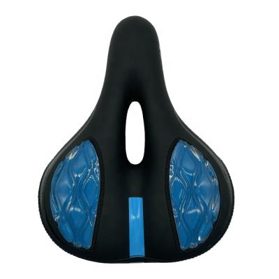 China Durable Chaunts Thicken To Widen Bicycle MTB Soft And Comfortable Saddle for sale