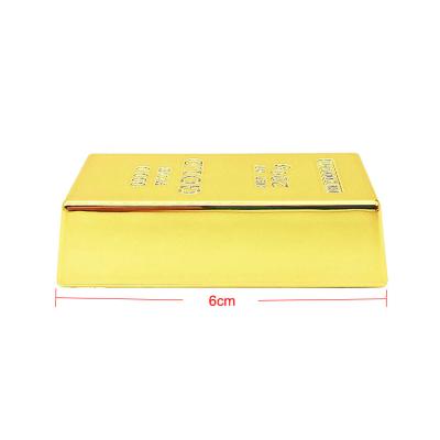 China Shape Cheap Price Gold Bar Kitchen Desk Magnet Fridge Magnet for sale