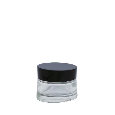 China 30g 50g Cosmetic Square Jar Container Cosmetic Acrylic Cream Jar In Stock Eco Friendly Cosmetic Packaging for sale