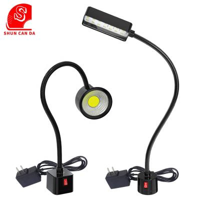 China 360 Degree Rotating Shcd-6101 5W 360 Degree Gooseneck Lamp Magnetic Led Sewing Machine Light Light for sale