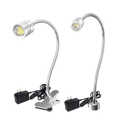 China 360 Degree Rotating Shuncandan Flexible Gooseneck Arm Task Lamp 12V Energy Saving Workshop Lighting Worklight for sale