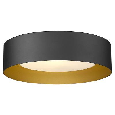 China Surface Mounted Glass Shade Near Ceiling Light Fixture In Black Finish E26 Socket For Living Room Hallway Bedroom for sale