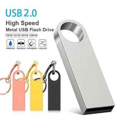 China Waterproof Gigabyte Pen Drive 16GB Metal USB Drive 64 Gigabyte Thumbdrive Flash Memory Stick 128 Gigabyte Pendrive 16GB Main 4GB 8GB Pendrive 32gb for sale