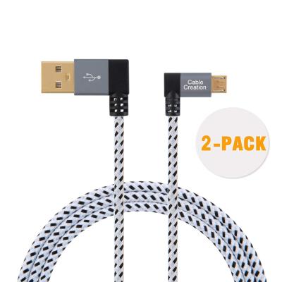 China MP3/MP4 Player Hot Selling CableCreation Nylon Braided 1M USB Cable Data 3ft Micro USB 2.0 Fast Charging Cable [2-Pack] for sale