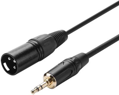 China COMPUTER 3.5mm to xlr 3.5mm 1/8 inch TRS stereo male to XLR male microphone cable adapter for sale