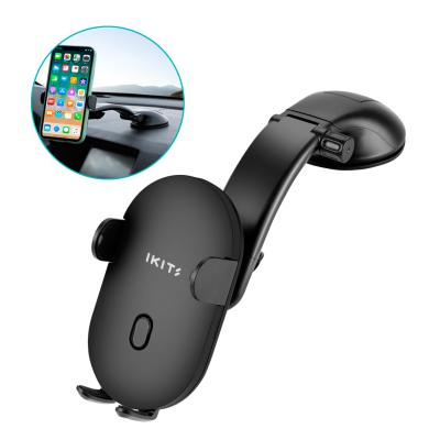 China Adjustable Car Phone Holder 360 Rotation Mount Dashboard Adjust Windshield Holder with Strong Suction Cup and Extended Arms for sale