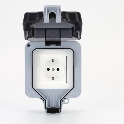 China Industrial Waterproof MP21-G Size 3 Pin Insert Switch Socket Safe Box German Wall Socket Manufactures for sale