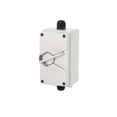 China UKF-N 3 Phase Outdoor Weatherproof To Build Waterproof AC 32A DC Load Isolator Switch Disconnector UKF-N for sale