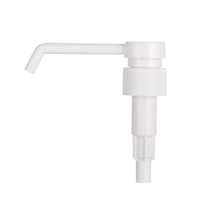 China Non Spill 28/410 Large Dosage 4CC Pump Long Screw Nozzle Liquid Mist Sprayer Plastic Lotion Pump for sale