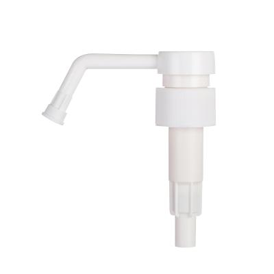 China Non Spill Long Nozzle 4CC Three Holes Spray Pump Lotion Pump Head for sale