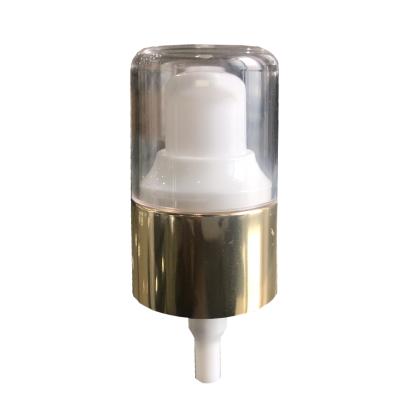 China Spill No 24/410 Shiny Gold Cure Pump For Cream Spring Interior With Half Ace Above Cap for sale