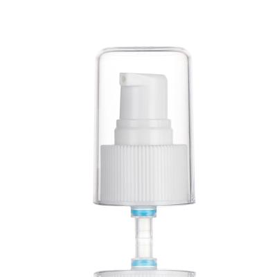 China No 20/410 Spill Customized Plastic Spring Outside Treatment Cream Pump With Full Ace Cap for sale