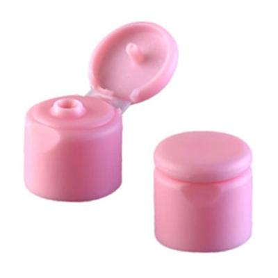 China Non Spill Customizable Cosmetic Cap 24/410 28/410 Smooth Plastic Flip Top Bottle Cap for sale