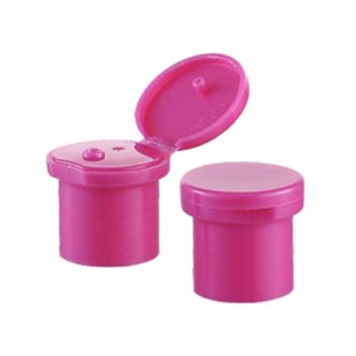 China Non Spill 20/410 28/410 Flip Top Bottle Cap For Soft Plastic Cosmetic Packaging Cap for sale