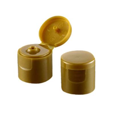 China Flip No 20/410 24/410 Earthy Yellow Flip Top Cap For Shampoo Bottle for sale