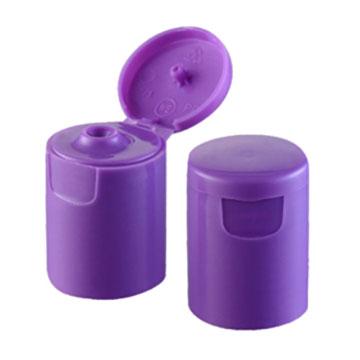 China Non Flip 20/415 24/415 Purple Plastic Flip Top Cap Solid Cap for sale