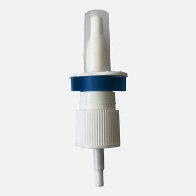 China Non Reverse 18/410 20/410 Nasal Mist Sprayer Needle Head With Transparent Head Cap for sale