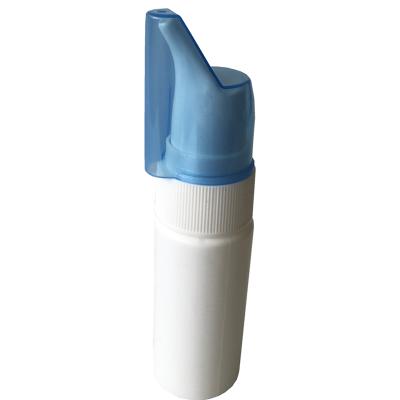 China Non Spill 50ml 70ml Nasal Spray Bottle HDPE Plastic Bottle Fine Mist Spray Bottle for sale