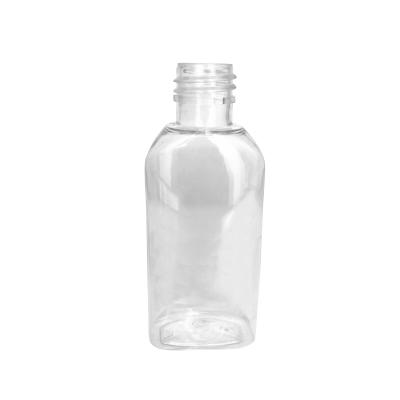 China Non Spill PET Custom Plastic Bottle 30ml 60ml 100ml Transparent Lotion Bottle for sale