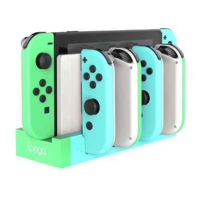 China Newest Fashinable Design Pg-9186 Unique Animal Forest 4 Slots Game Controller Usb Gamepad Charger For NS Switch Joy Con for sale